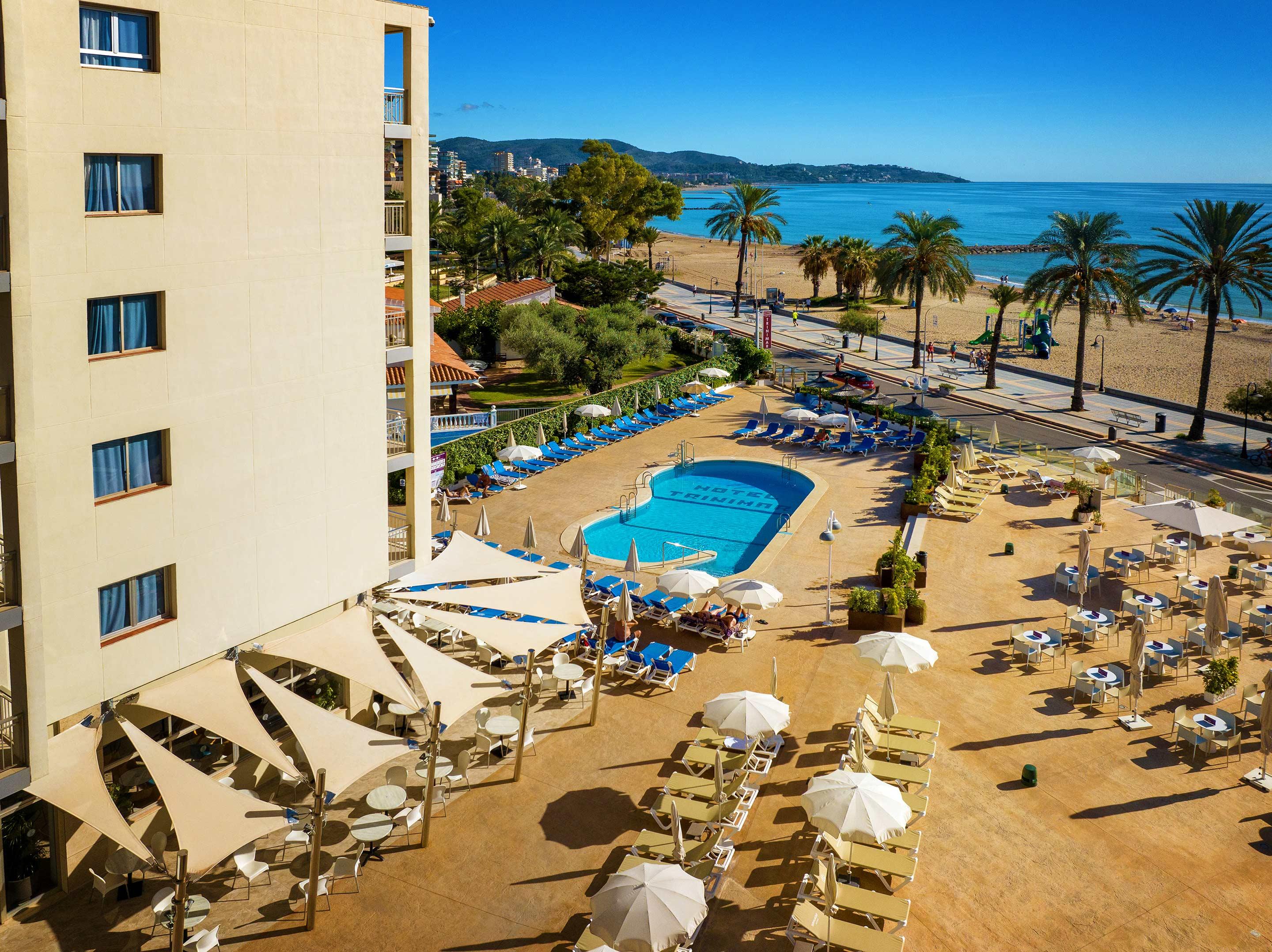 Hotel Servigroup Trinimar – Strand en zwembad van boven, Benicàssim