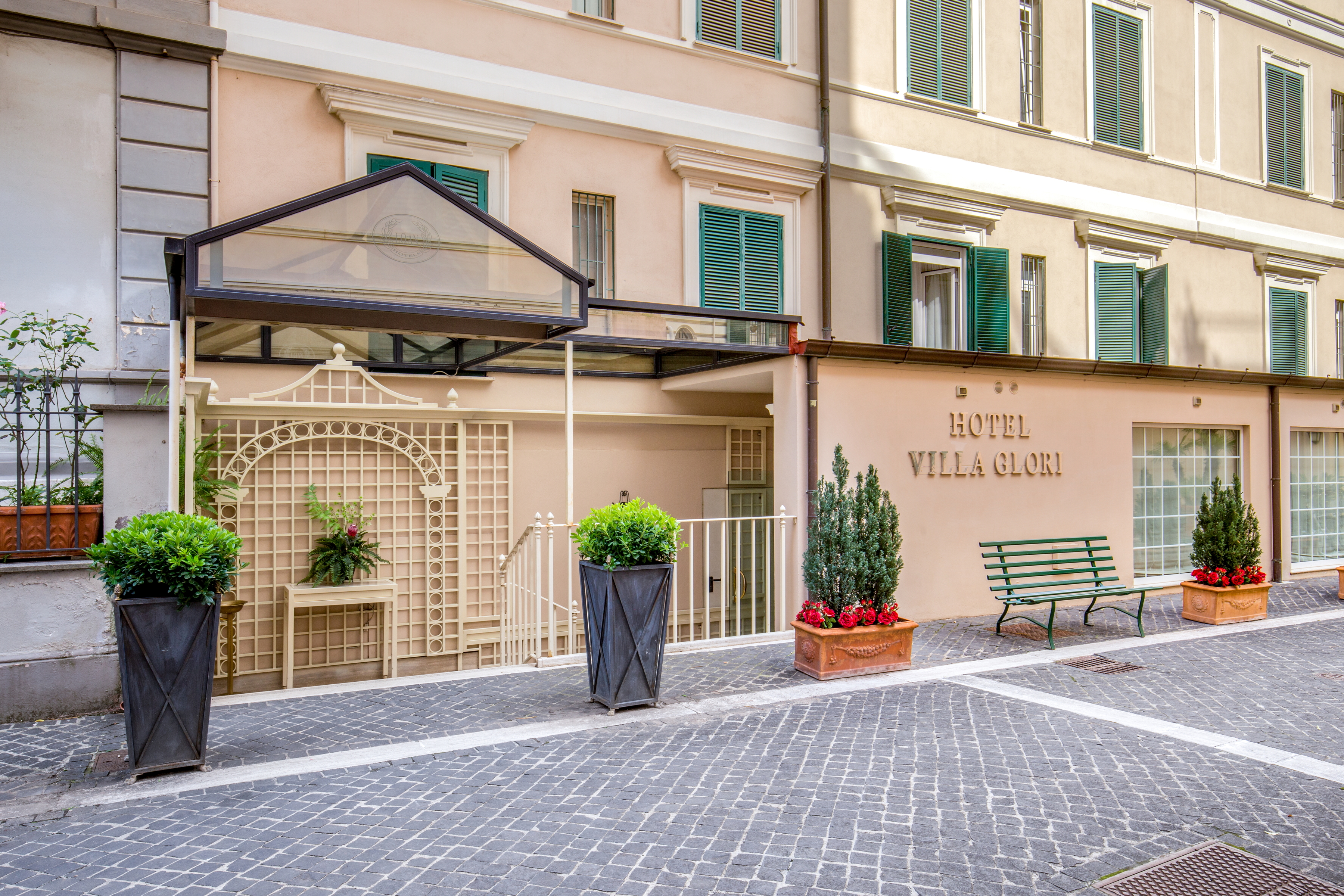 Villa Glori – Hotelingang, Rome