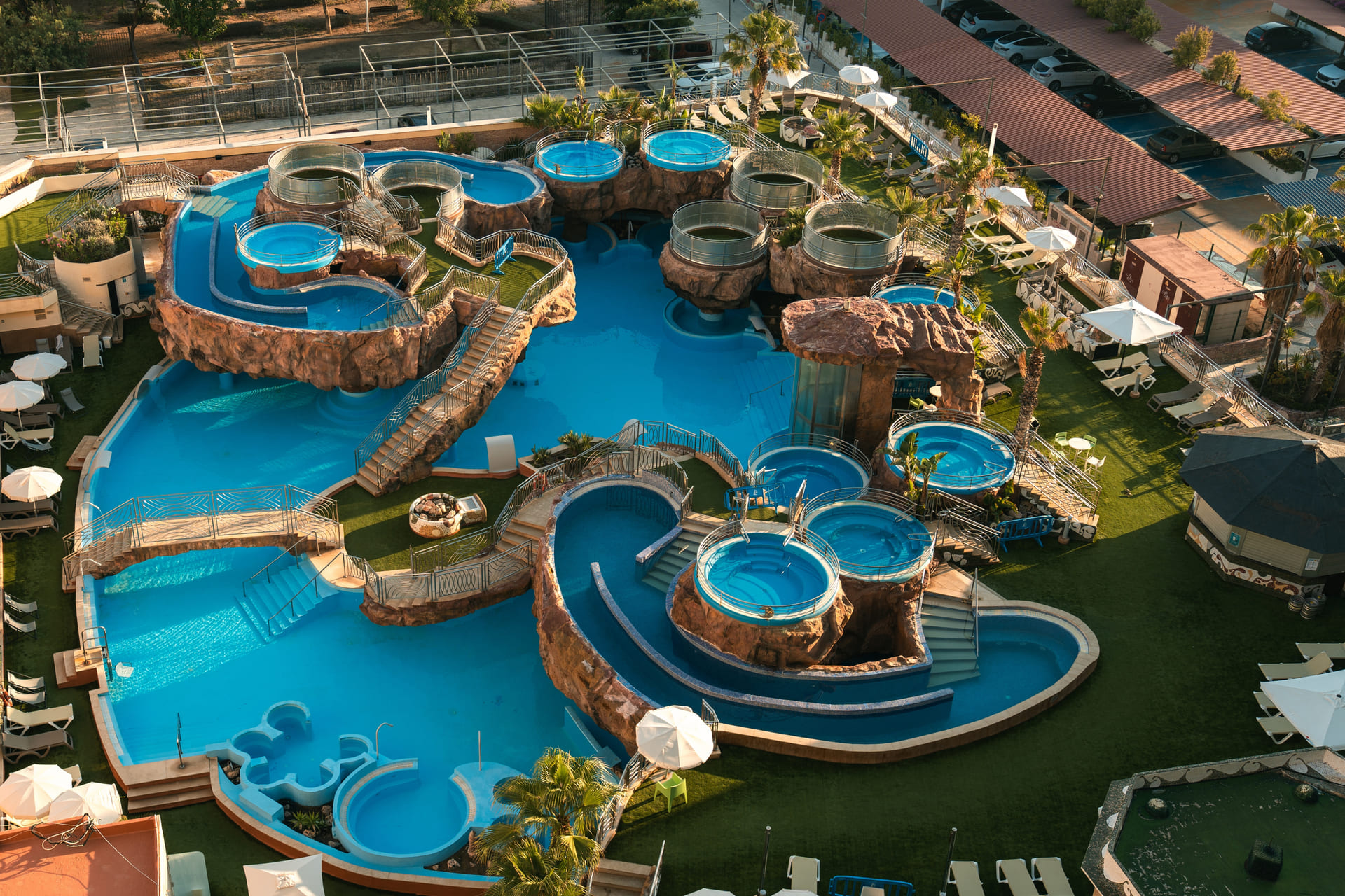 Magic Games Hotel – Zwembadlandschap van boven, Oropesa del Mar
