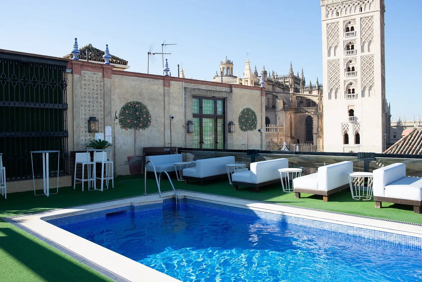 Dona Maria Hotel – Dakzwembad met kathedraal, Sevilla