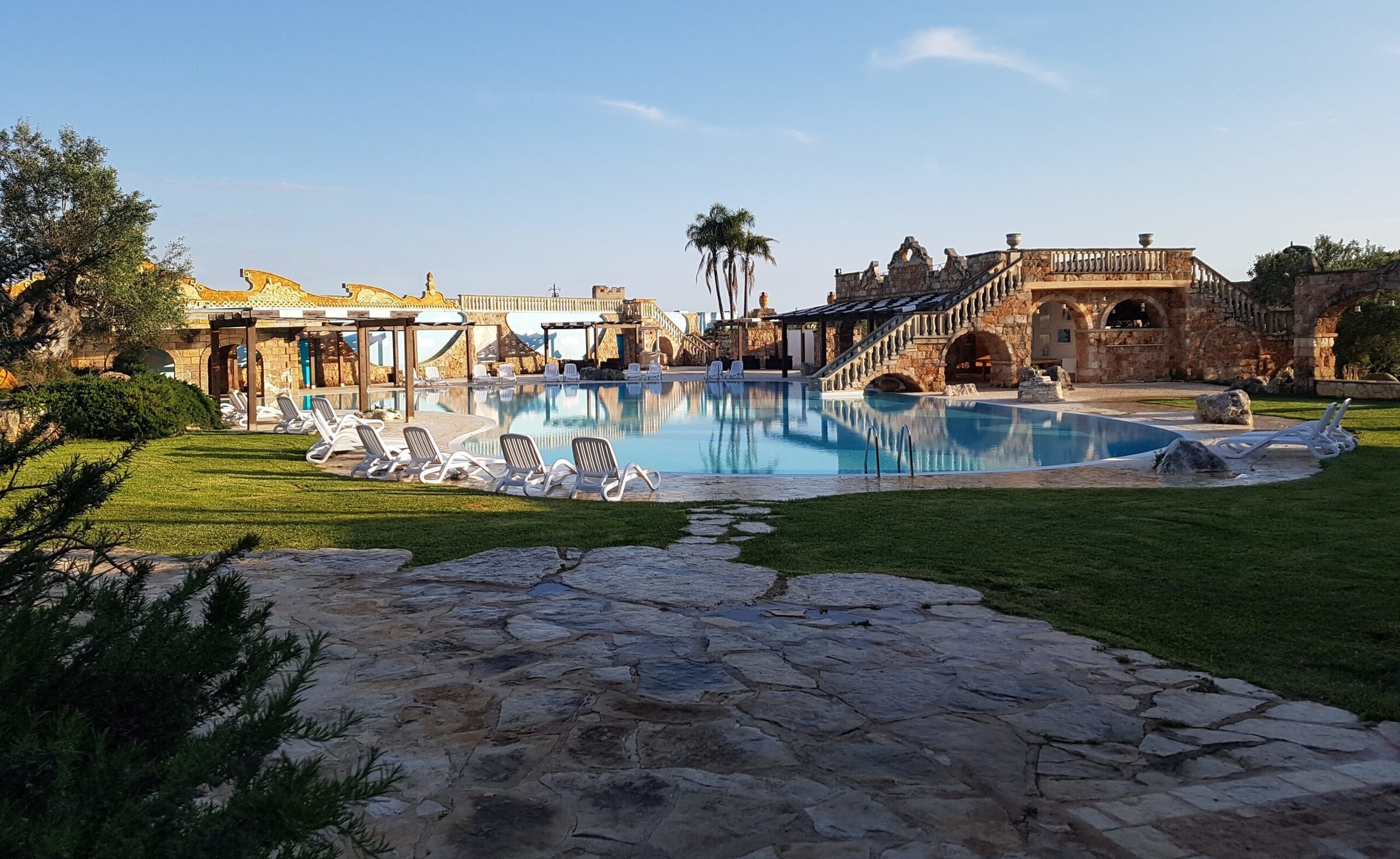 Tenute Al Bano – Zwembad in tuin, Cellino San Marco