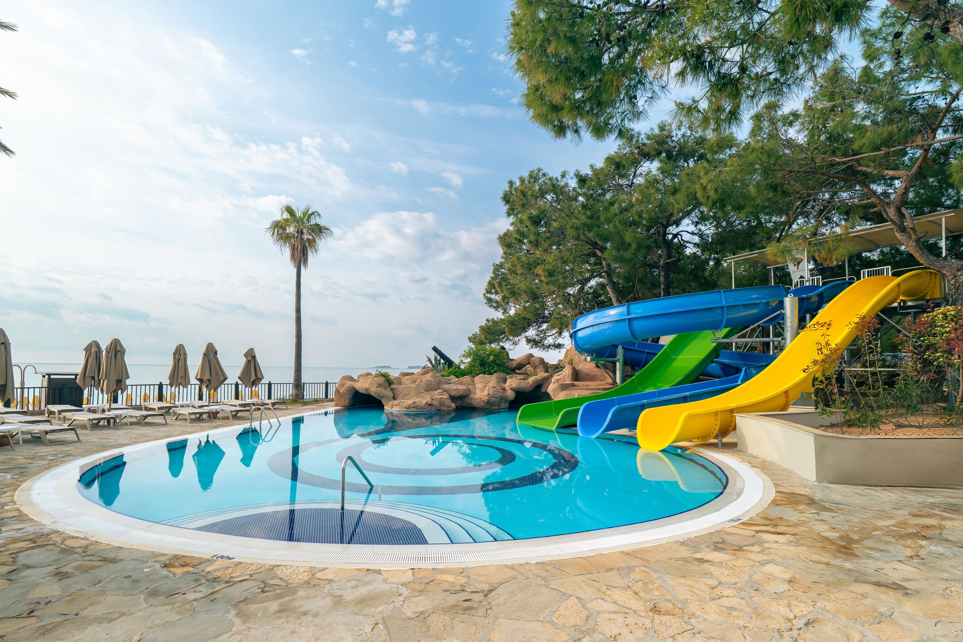 Pirate's Beach Club – Glijbanen bij zwembad, Tekirova