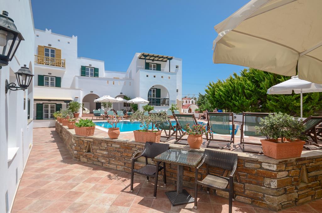Spiros Hotel & Appartementen – Terras, Naxos-Stad