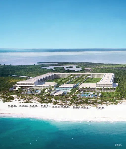 Riu Palace Costa Mujeres – Resort van boven, Cancún