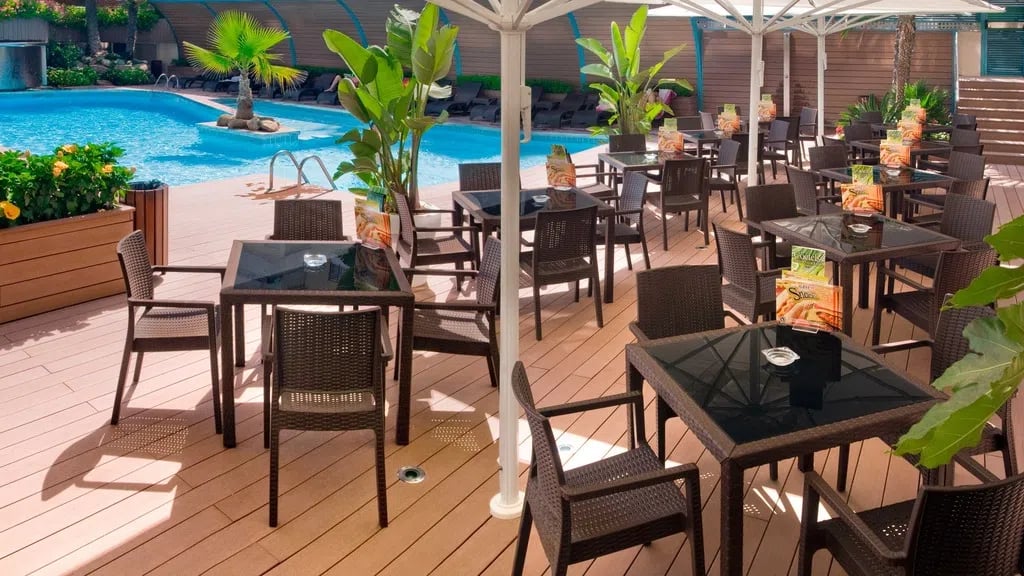 Hotel Kaktus Playa – Terras, Calella