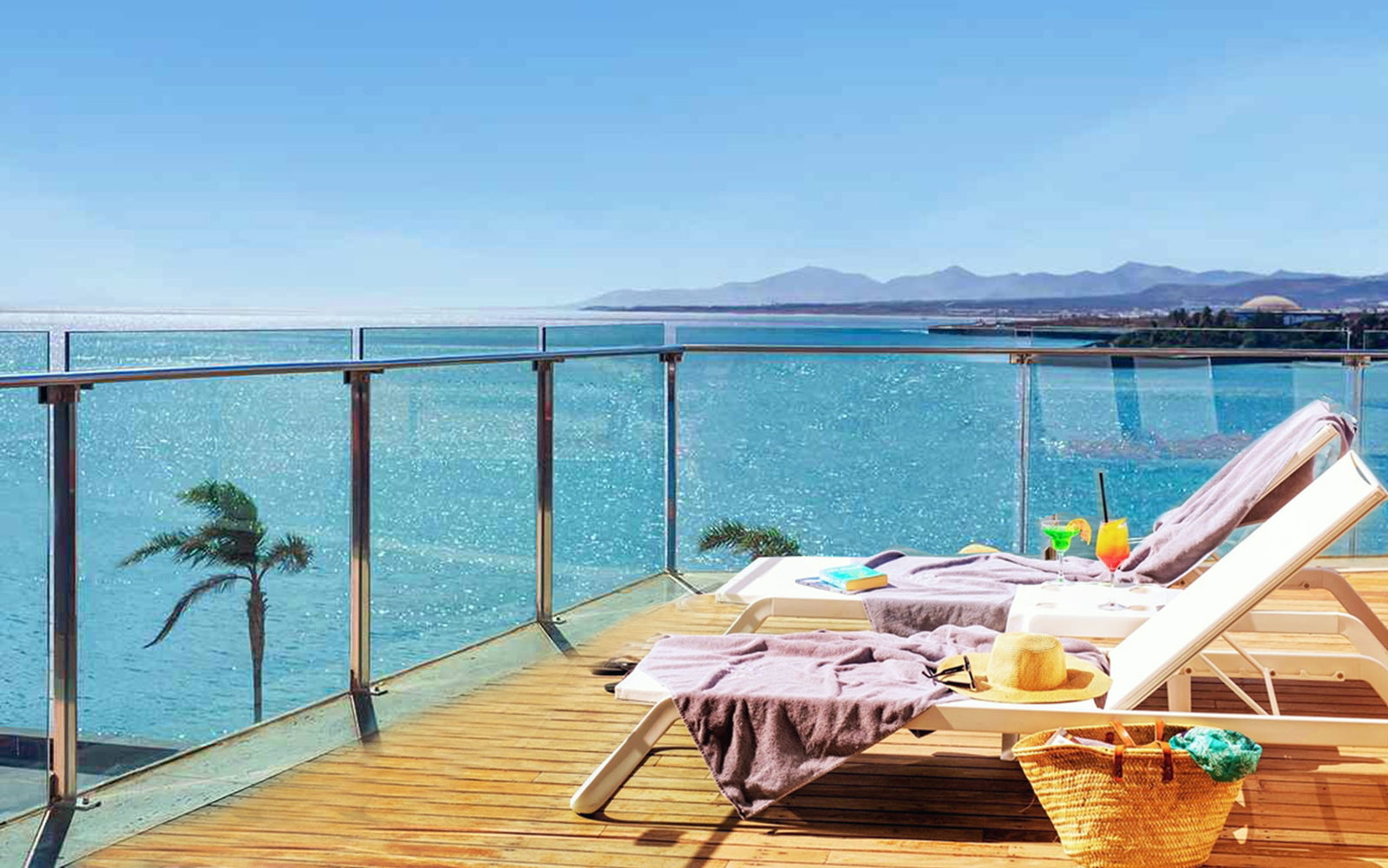 Arrecife Gran Hotel & SPA – Terras met zeezicht, Arrecife