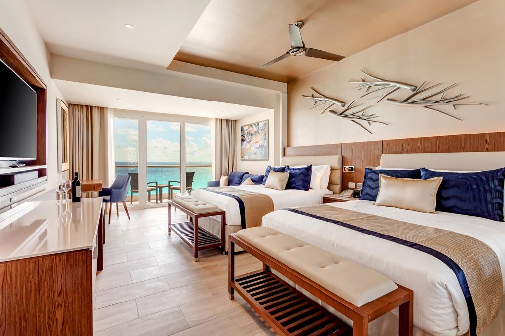 Royalton CHIC Suites Cancun Resort & Spa – Slaapkamer met zeezicht, Cancun