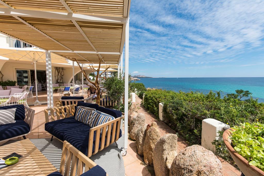 Club Hotel – Terras met zeezicht, Baja Sardinia