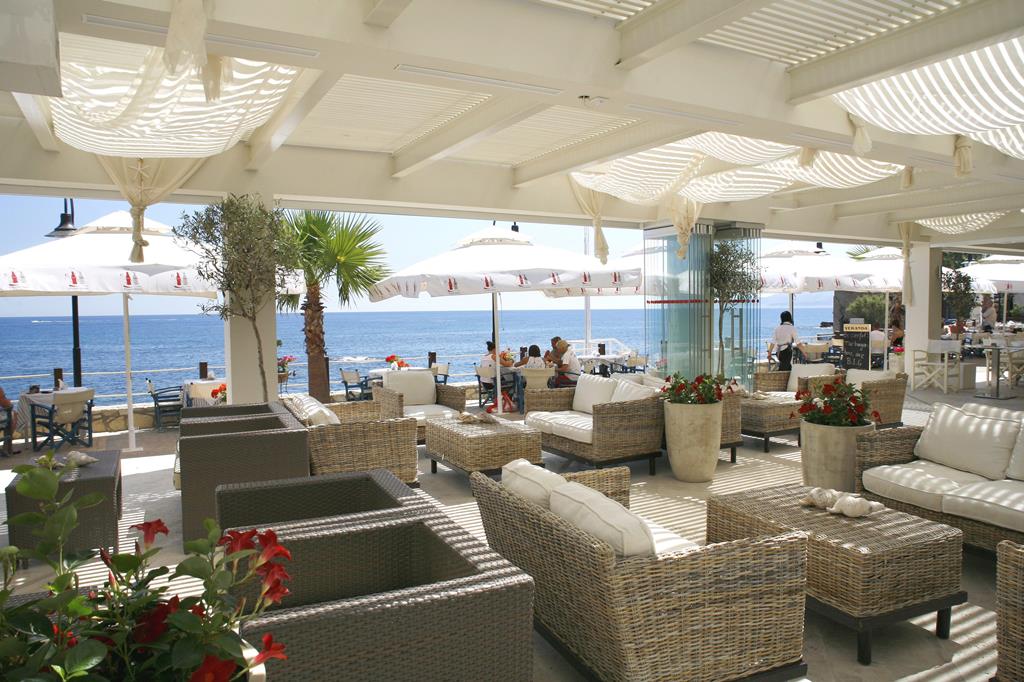 Glaros Beach – Terras met zeezicht, Chersonissos