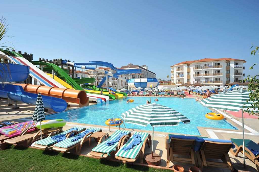 Eftalia Aqua Resort & Spa – Zwembad met glijbanen, Alanya