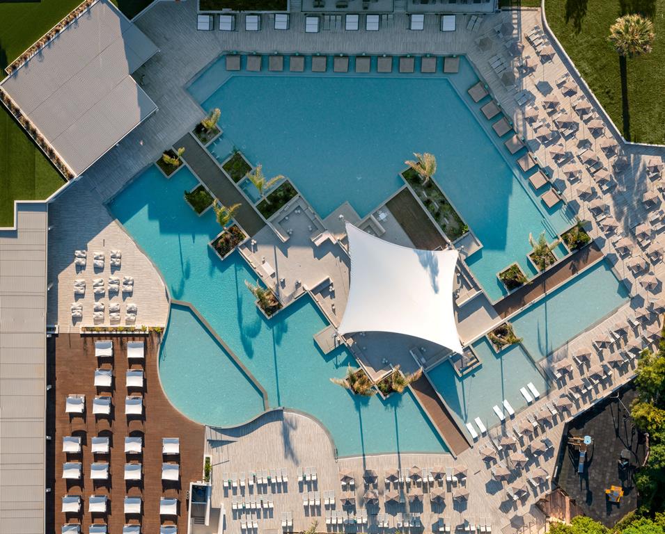 Electra Palace Rhodos – Zwembad van boven, Trianta
