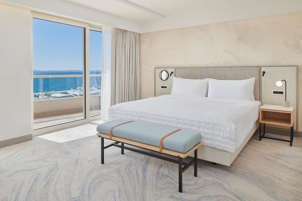 Le Meridien Lav – Slaapkamer met zeezicht, Split