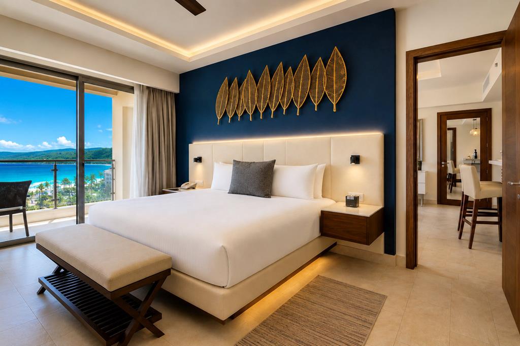 Royalton Blue Waters – Slaapkamer met zeezicht, Falmouth
