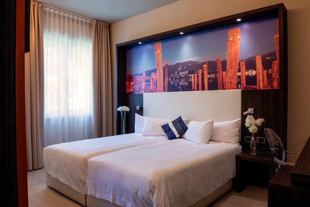 Hotel Giardinetto – Slaapkamer, Pettenasco