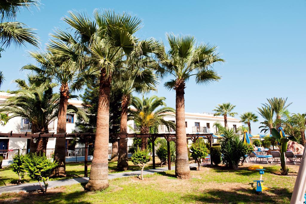 Loutsiana – Tuin met palmen, Ayia Napa