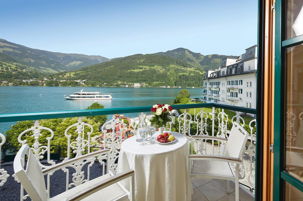 Grandhotel – Balkon met meerzicht, Zell am See