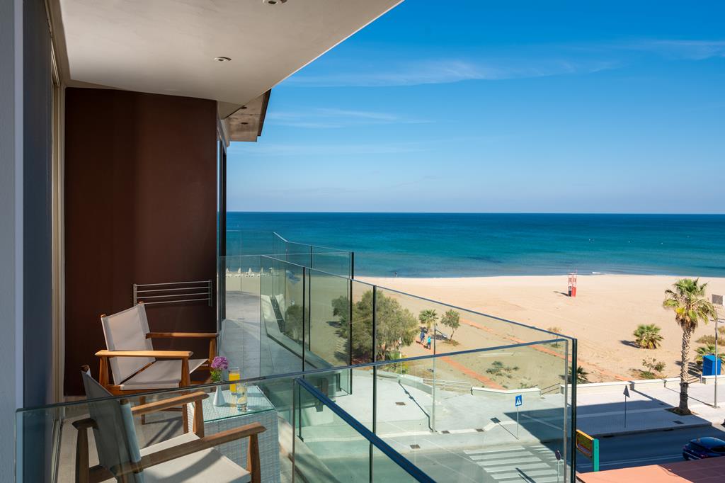 Kriti Beach – Balkon met strandzicht, Rethymnon