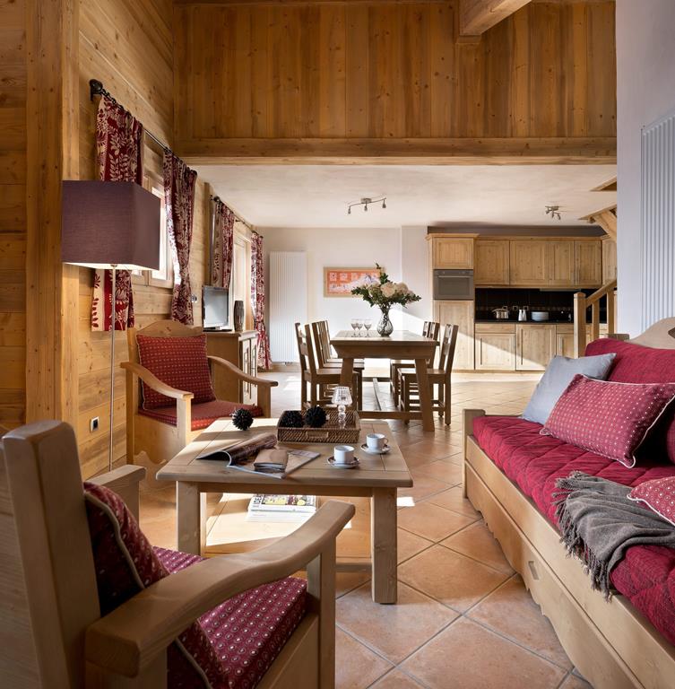 Residence CGH Le Village de Lessy – Woonkamer, Le Grand Bornand