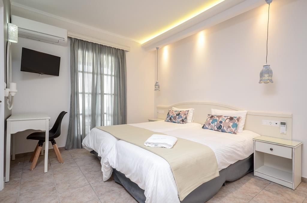 Spiros Hotel & Appartementen – Slaapkamer, Naxos-Stad
