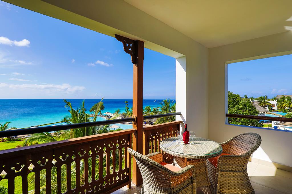 The Royal Zanzibar Beach Resort – Balkon met zeezicht, Nungwi
