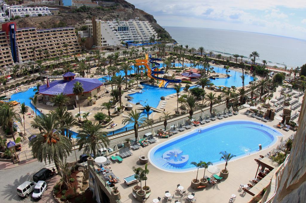 SPLASHWORLD LIVVO Valle Taurito – Waterpark van boven, Playa Taurito