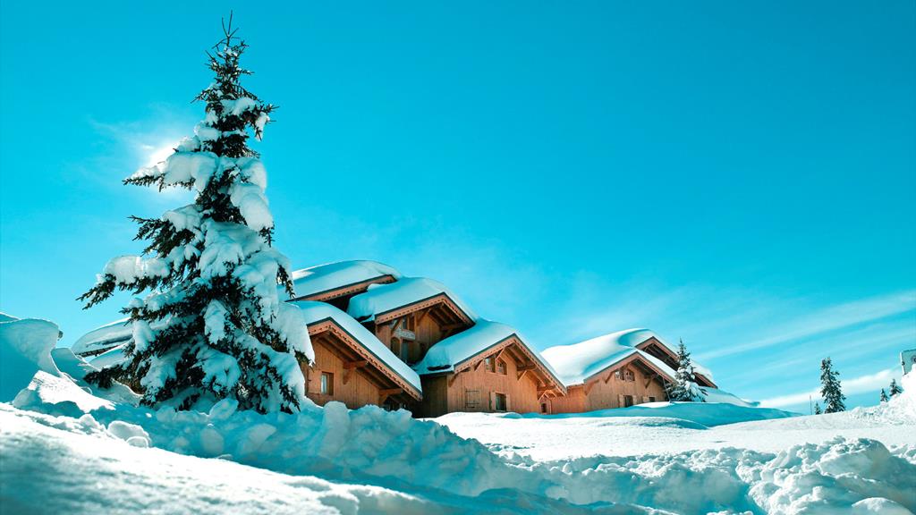 Residence CGH Le Hameau du Beaufortain – Chalets in sneeuw, Les Saisies