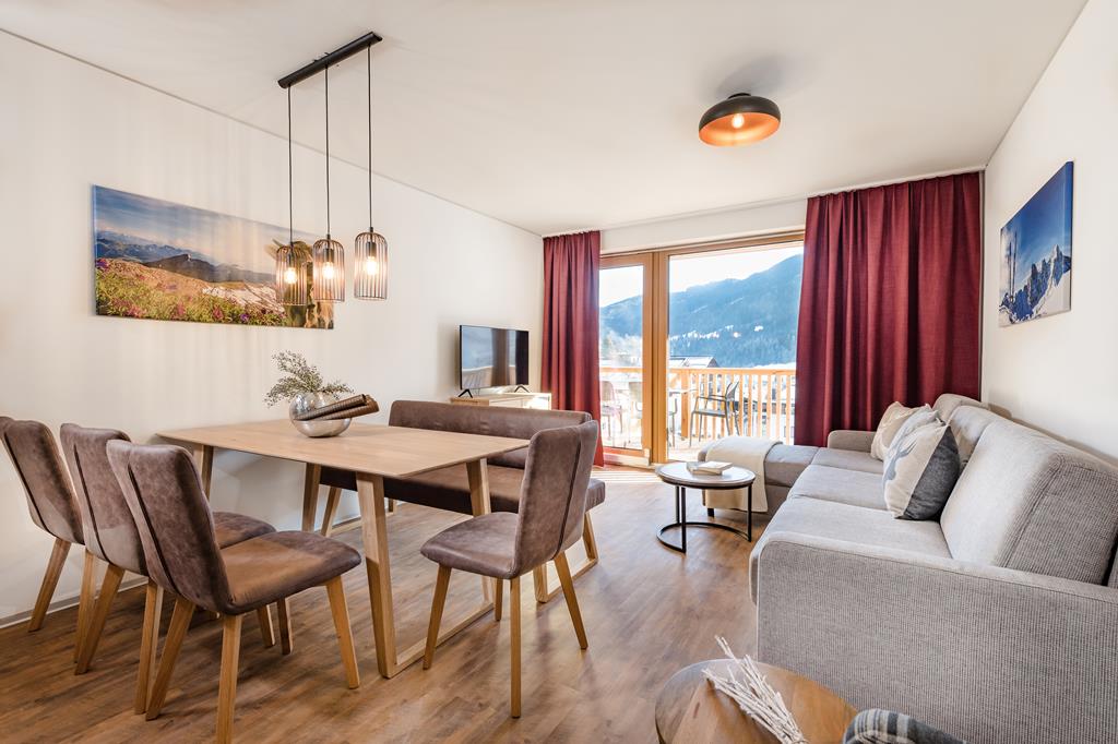 AlpenParks Apartments & Ferienresort Rehrenberg – Appartement met woonkamer, Viehhofen
