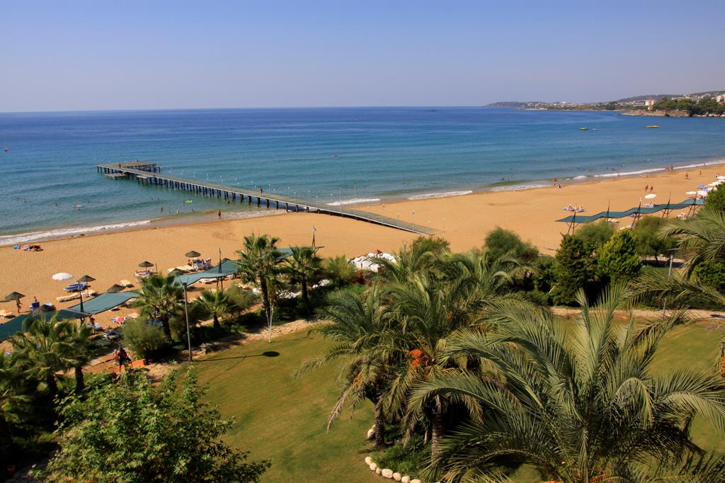 AQI Pegasos Club – Strand met palmen, Alanya