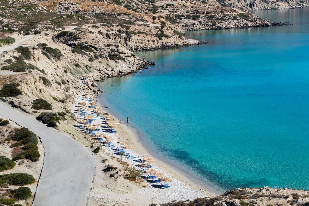 Poseidon Blue Gastronomy – Baai met turquoise water, Afiartis
