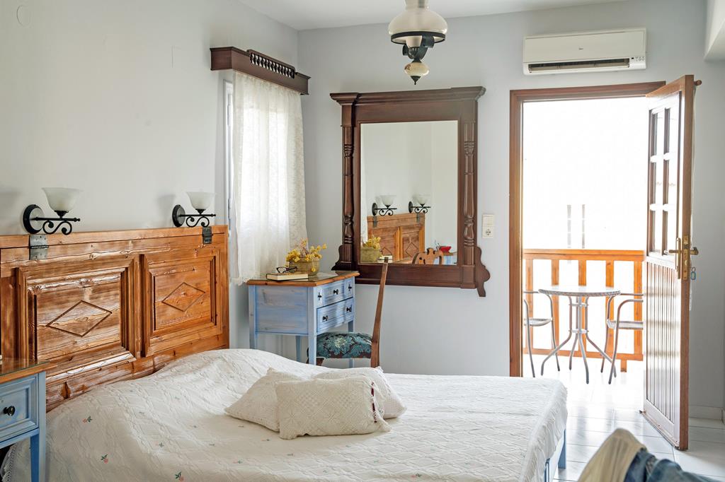 Maria – Slaapkamer met balkon, Kokkari