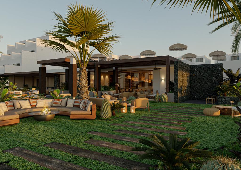 HD Sensarena – Tuin met lounge, Costa Teguise