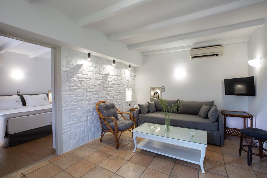 Villa Elia – Zitkamer, Lefkas