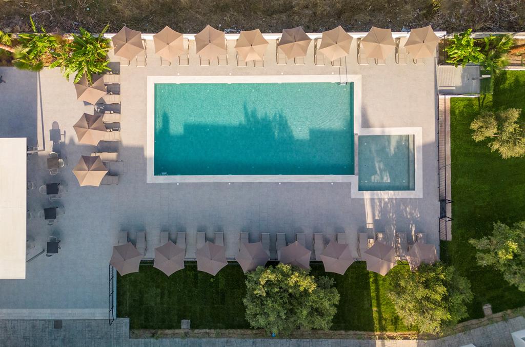 Smaragdi – Zwembad van boven, Kos-Stad