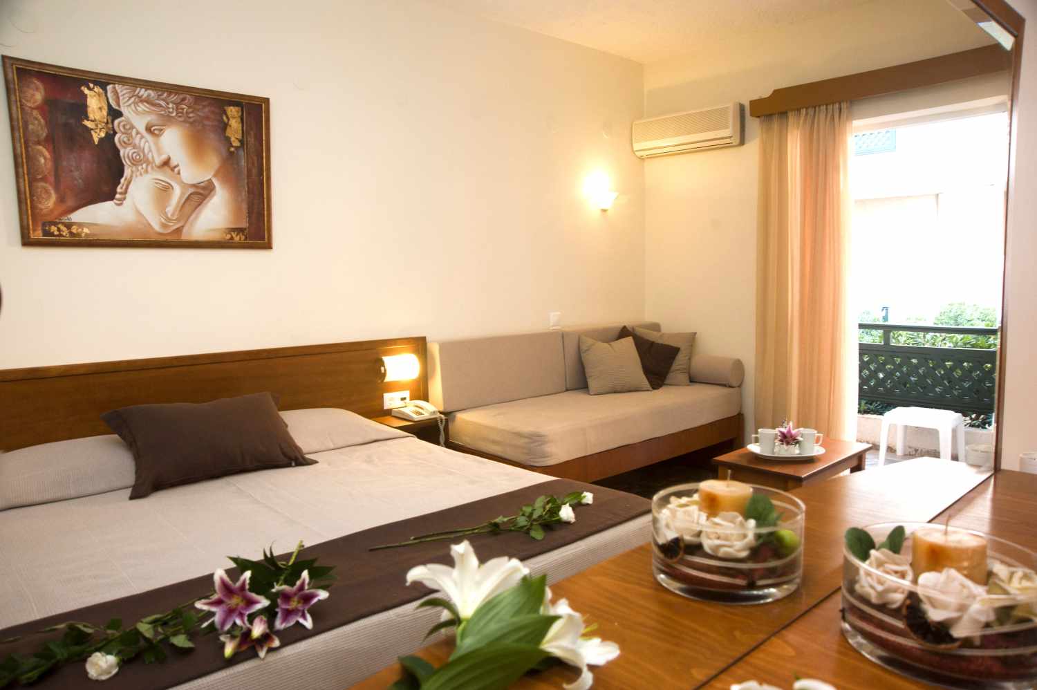 Odyssia Beach – Slaapkamer, Rethymnon