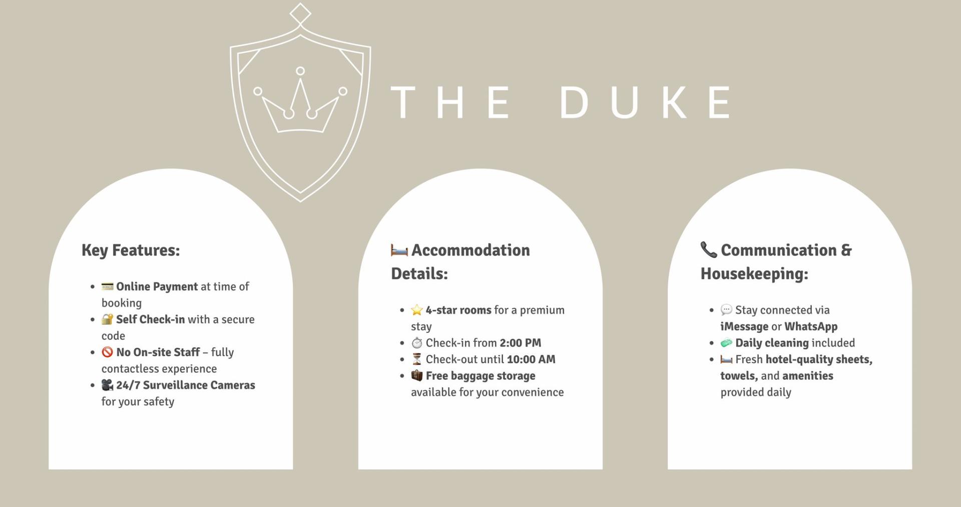 The Duke Luxury Rooms