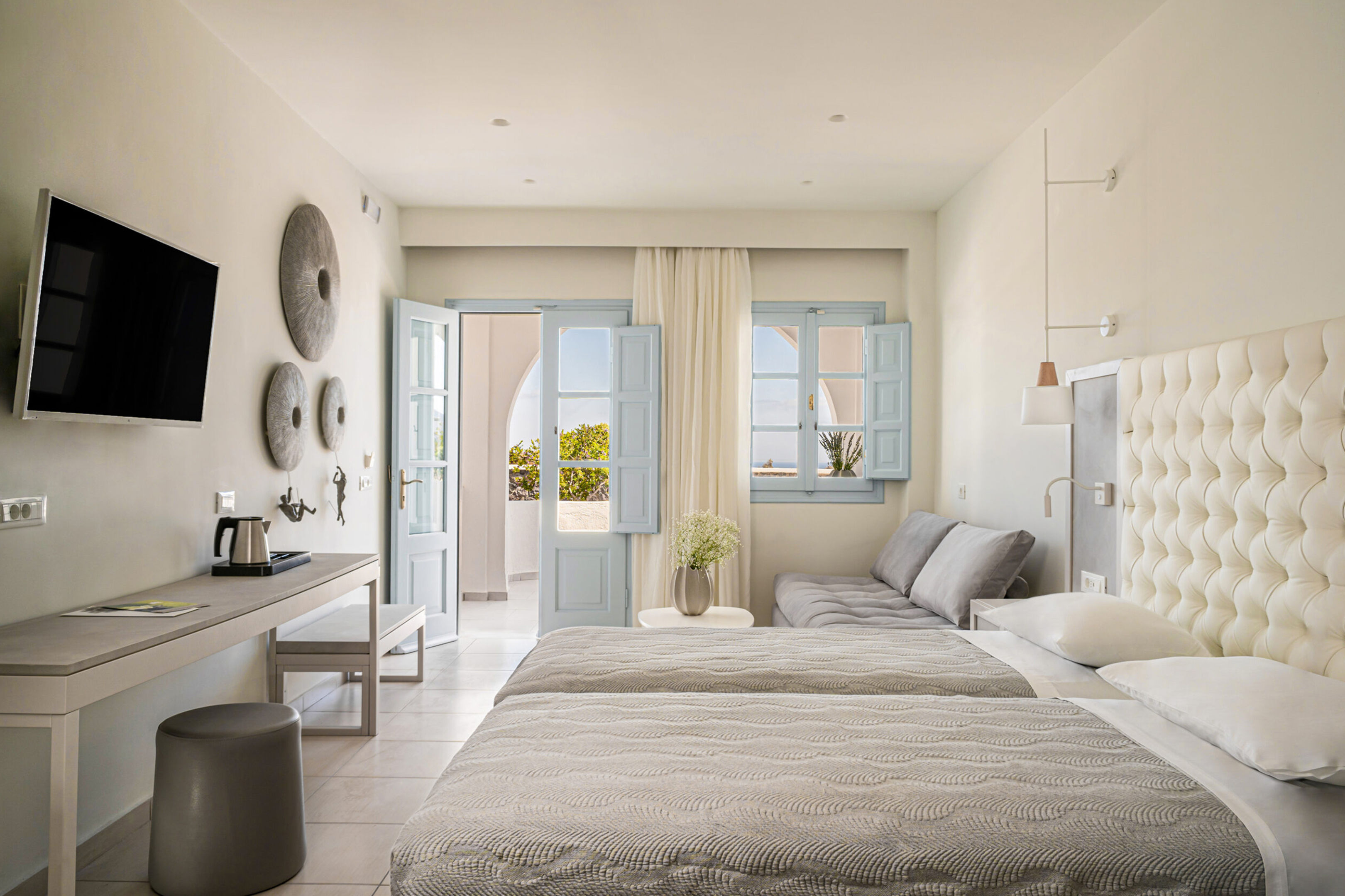 El Greco Resort & Spa – Slaapkamer, Fira