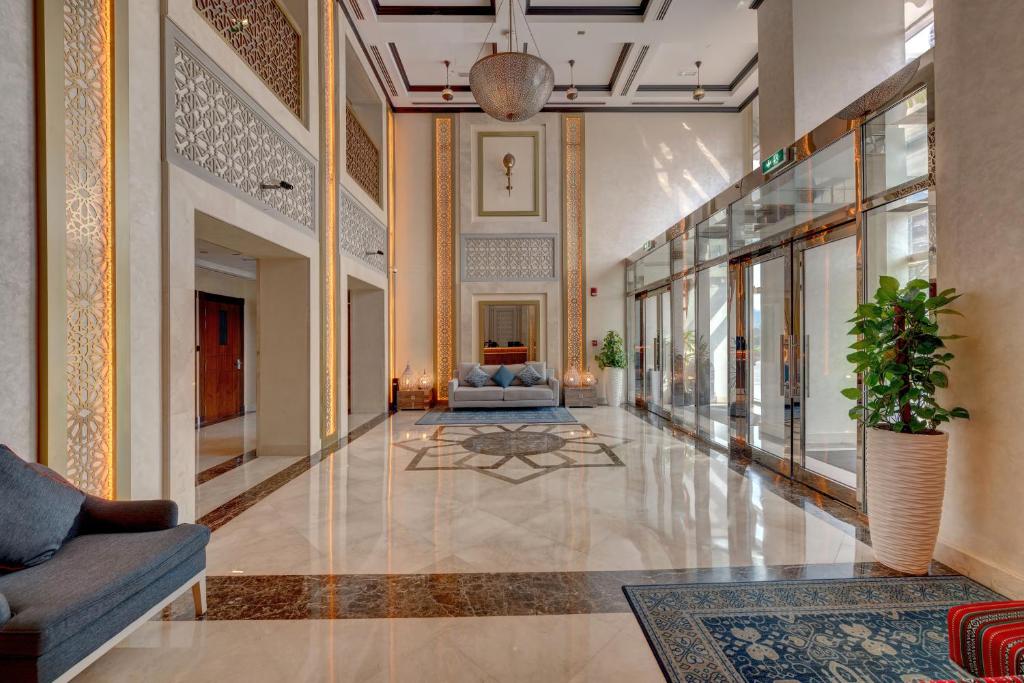 Suha Park Hotel Apartments Waterfront Al Jaddaf – Hal met mozaïekvloer, Dubai