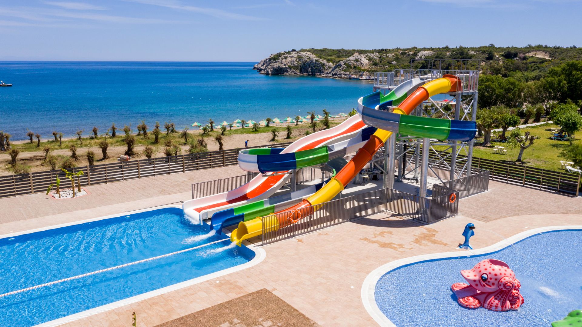 Irene Palace Beach Resort – Glijbanen met zeezicht, Kolymbia
