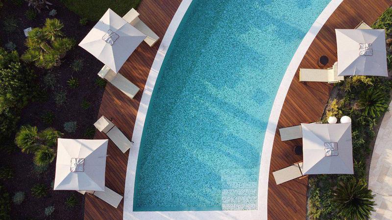 Grand Hotel Torre Fara – Zwembad van boven, Chiavari