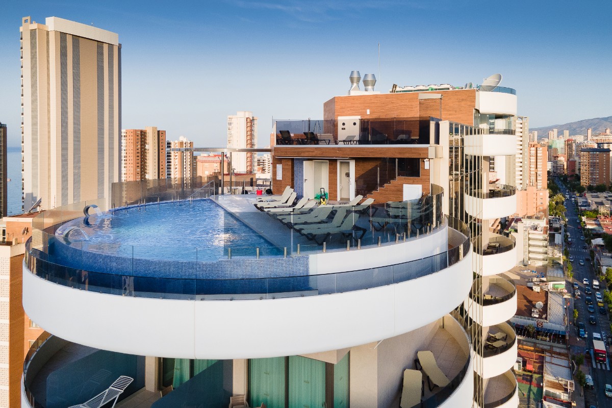 Hotel Gold Arcos – Infinity-zwembad op het dak, Benidorm