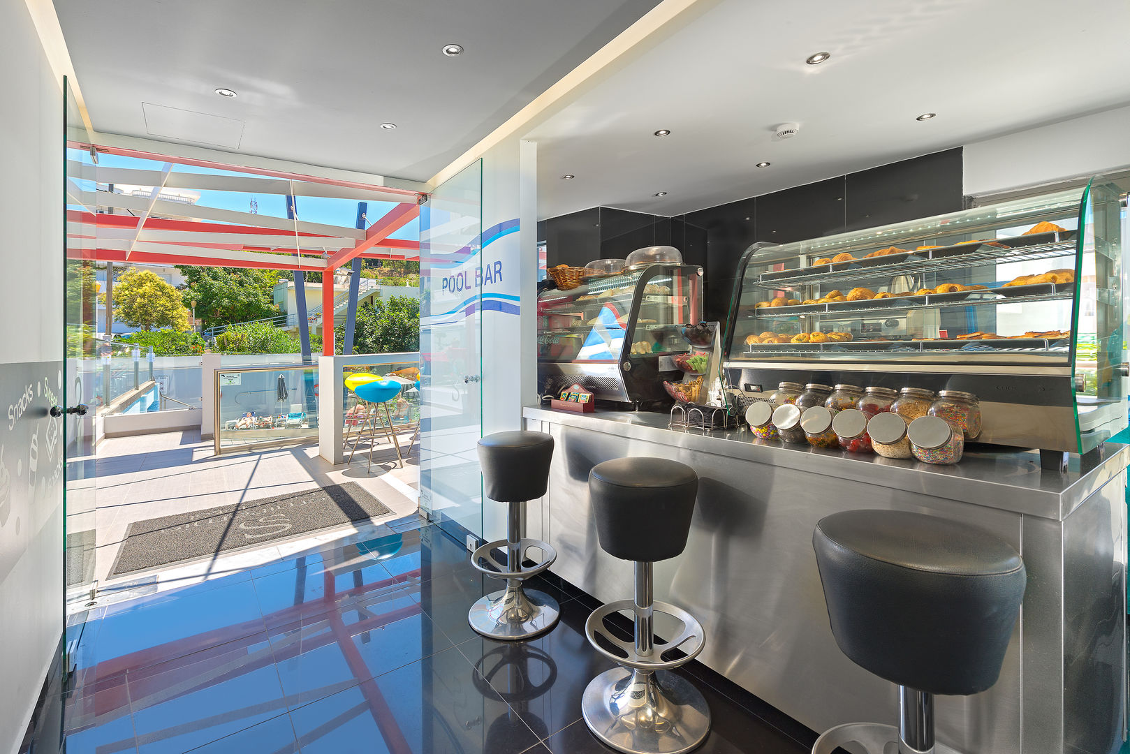 Semiramis City Hotel – Café, Rhodos Stad