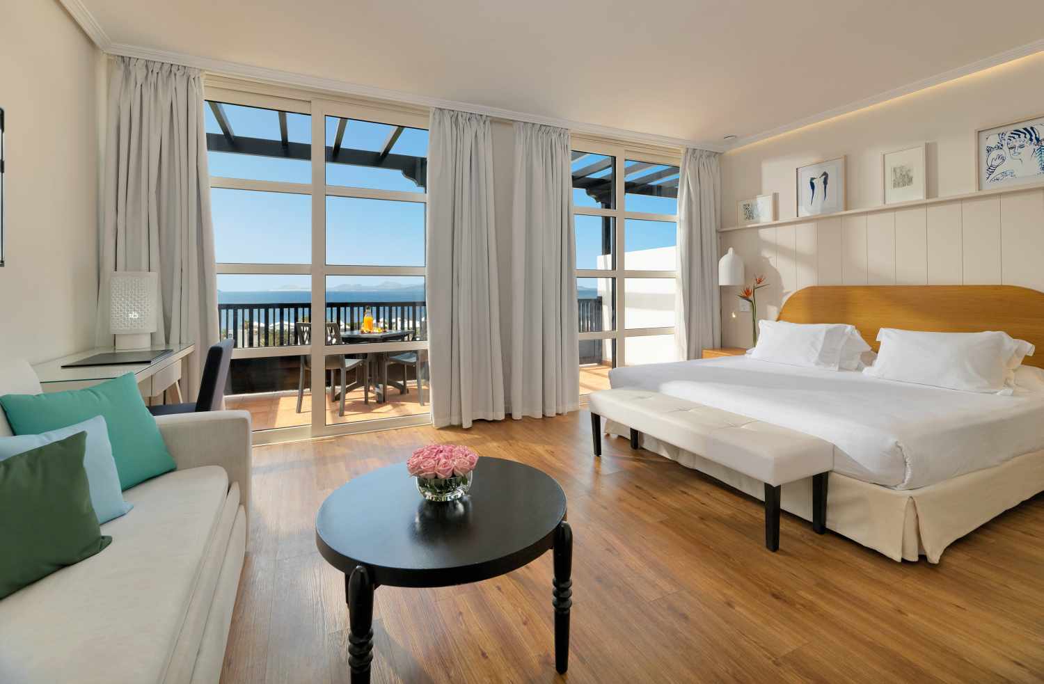 H10 Rubicón Horizons Collection – Slaapkamer met zeezicht, Playa Blanca