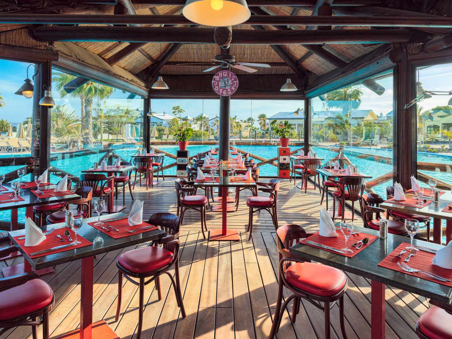 H10 Rubicón Horizons Collection – Restaurant boven zwembad, Playa Blanca