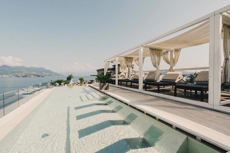 Hotel La Palma – Zwembad met paviljoen, Stresa