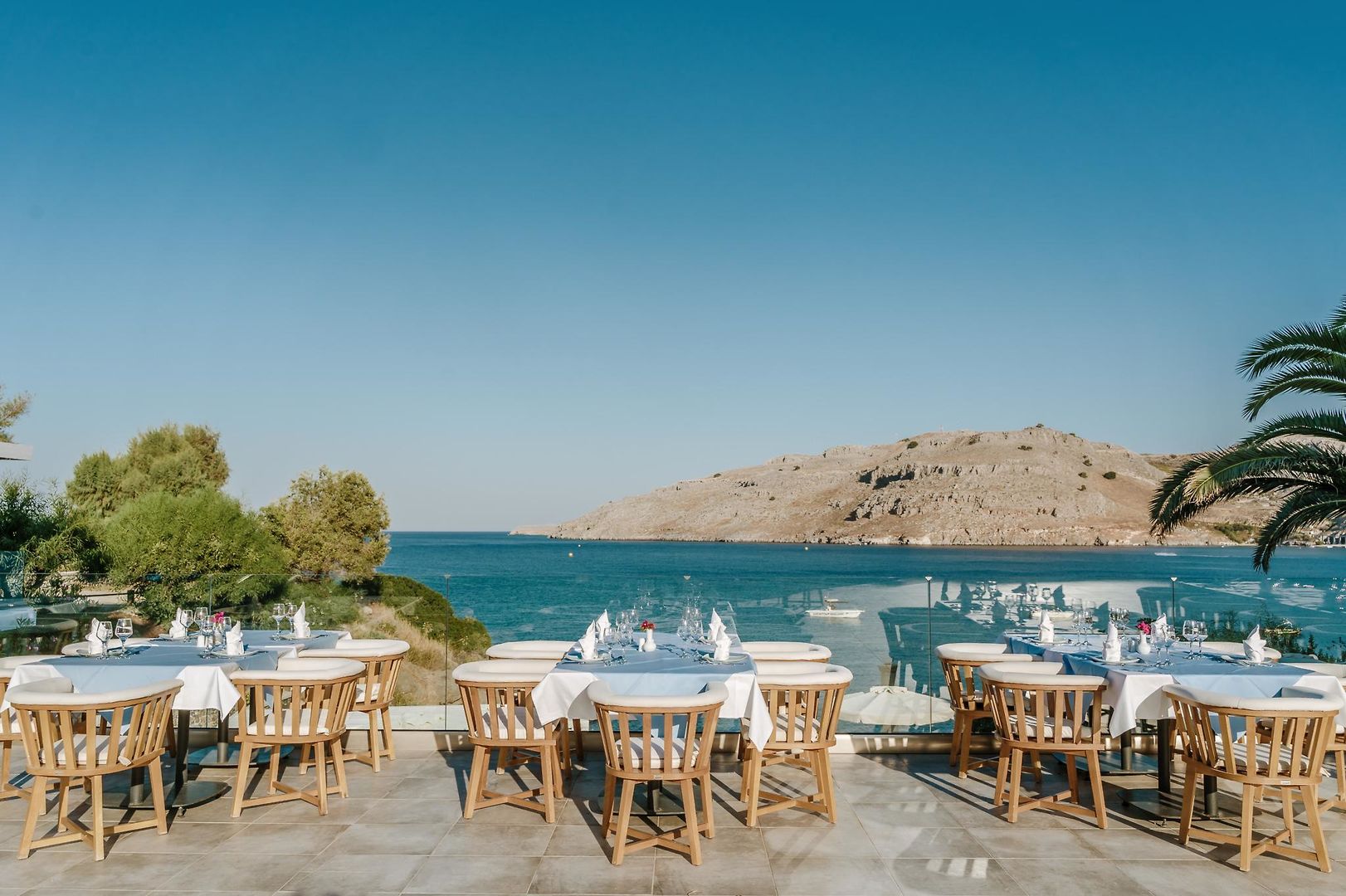 Lindos Royal Resort – Terras met zeezicht, Lindos