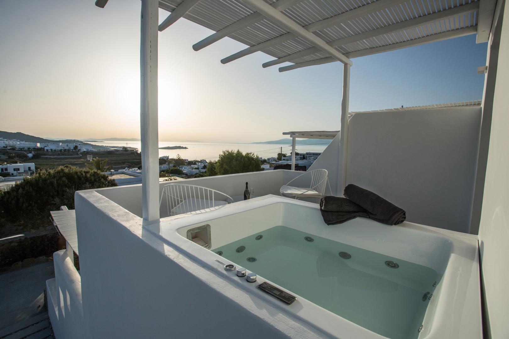 Ostraco Suites – Jacuzzi met uitzicht, Mykonos-Stad