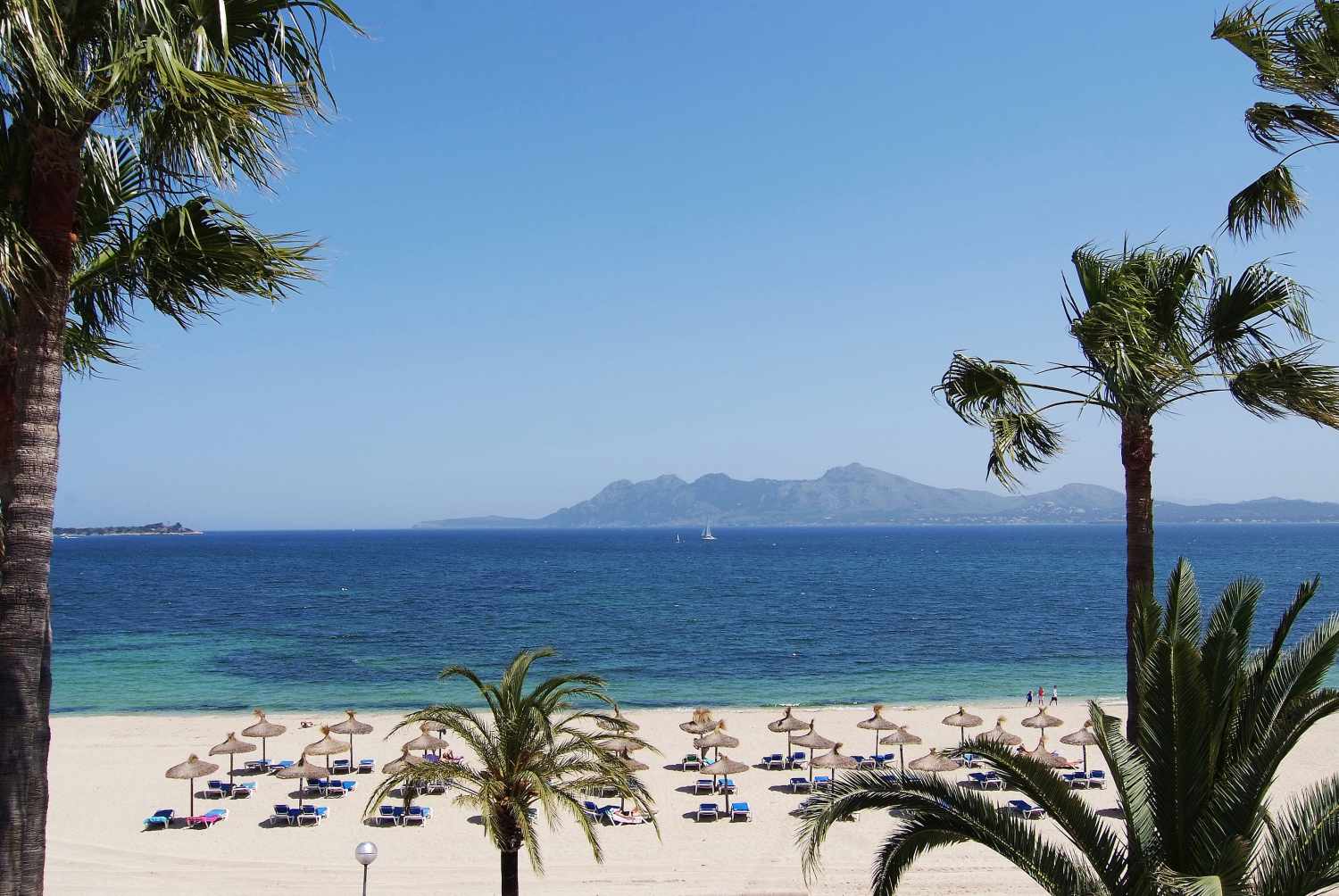 Hoposa Villaconcha Family & Sport – Strand met parasols, Puerto de Pollensa