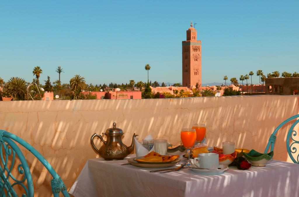 Riad Sidi Mimoune – Dakterras met ontbijt en moskee, Marrakech