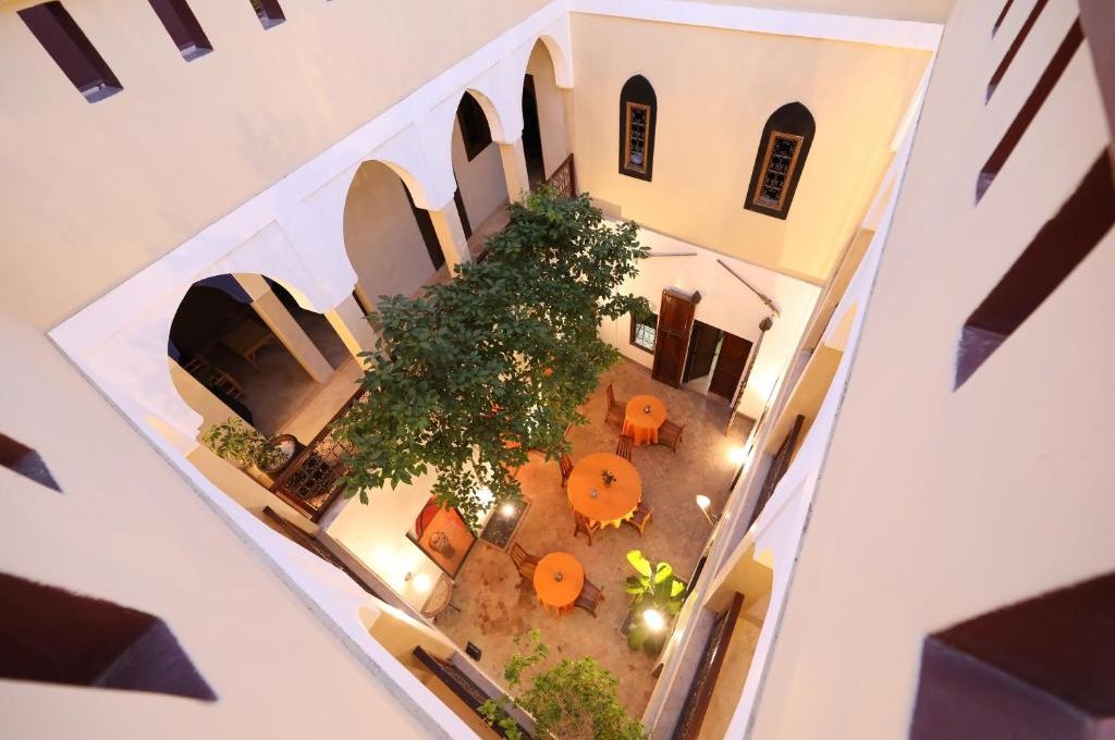 Riad Sidi Mimoune – Binnenplaats van boven, Marrakech