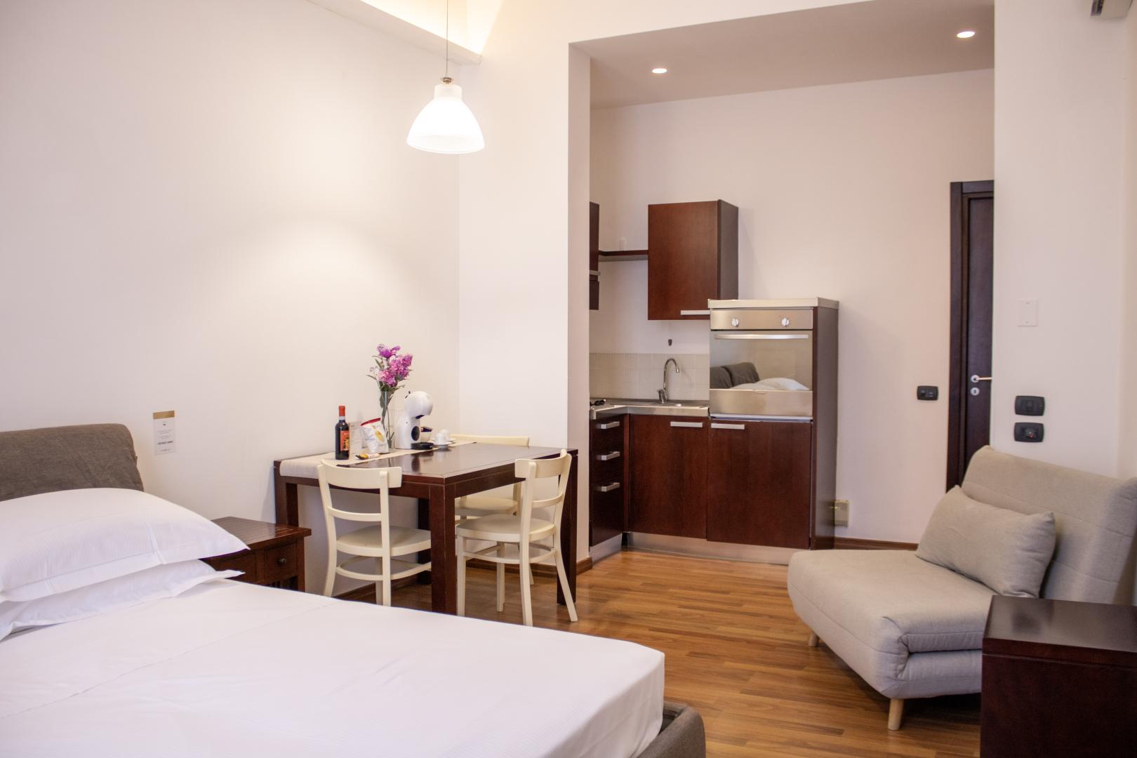 Badia Nuova Residence – Studio met keuken, Trapani